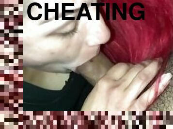 Cheating Mexican wife first blowjob