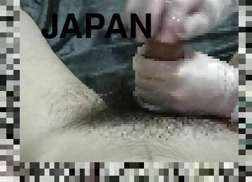 femme, ejaculation-sur-le-corps, japonais, branlette, massage, point-de-vue