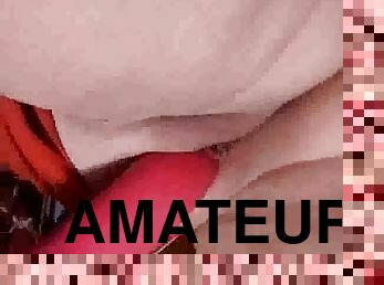 masturbación, orgasmo, esposa, amateur, babes, madurita-caliente, juguete, a-solas