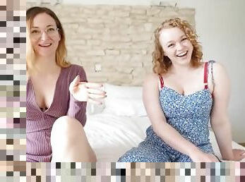 Sarah & Nikita Prepare For Hot Lesbian Sex