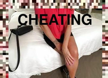 Cheating wife Heather Heels swallows a strangers load after going to wrong hotel room