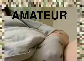 grosse, chatte-pussy, amateur, belle-femme-ronde, culotte, fétiche, solo, taquinerie