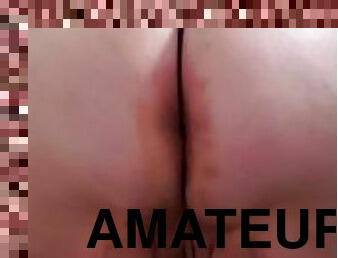 cul, grosse, amateur, belle-femme-ronde, joufflue, solo, blanc