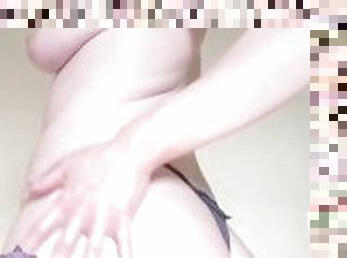 anjing, amateur, perempuan-jelita, selebriti, kolej, fetish, mengusik, thong