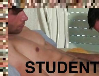 yougn student boy fucked by big cock boy for casting porn