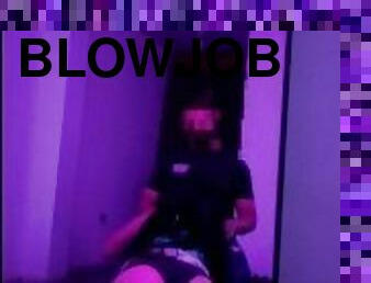 HE GIVES ME A BLOWJOB AND WE END UP FUCKING IN FRONT OF THE MIRROR