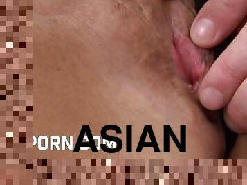 asian, menghisap-zakar, peju, interracial, remaja, thai, merangkap, hubungan-sex, petite, rambut-perang