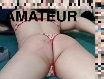 amateur, ados, compilation, pieds, culotte, brunette, fessée, taquinerie