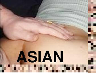 asian, payu-dara-besar, bapa, pelajar, dubur, interracial, remaja, tegar, creampie, cina