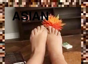 asiatique, amateur, ados, arabe, indien, pieds, fétiche, solo, maîtresse, branlette-avec-les-pieds