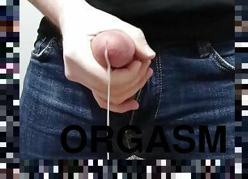 masturbare-masturbation, orgasm, jet-de-sperma, solo, pula