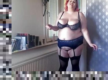 Bbw Lingerie Smoking Joi