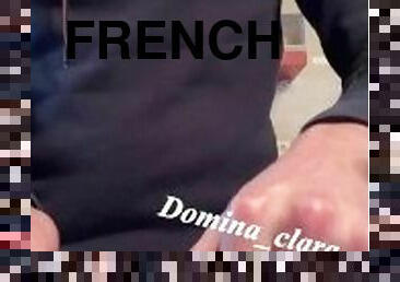 orgasme, française, esclave, pieds, solo, humiliation, domination