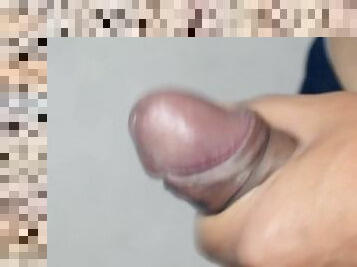 masturbation, amateur, ejaculation-sur-le-corps, gay, branlette, point-de-vue, solo, minet, réalité