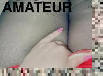 arsch, groß-titten, klit, muschi, dilettant, babe, blondine, fest-tight, nass, nylon