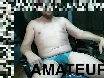 pišanje, amaterski, kamera-cum, napaljeni, sami, donje-rublje-underwear