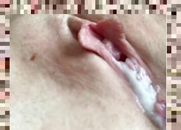 gros-nichons, masturbation, chatte-pussy, giclée, ejaculation-sur-le-corps, ados, jouet, sale, blonde, douce