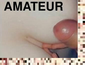 gros-nichons, amateur, ejaculation-sur-le-corps, énorme-bite, interracial, ados, blonde, bite