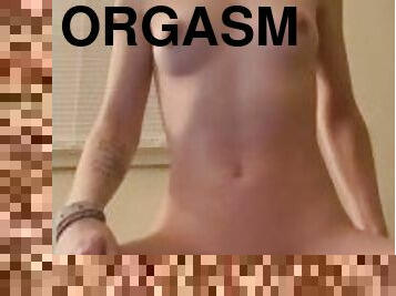 masturbação, orgasmo, amador, babes, adolescente, pequeno, sozinho, morena, tetas-pequenas