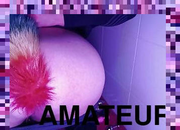 amatör, anal, hemmagjord, massage, rumpa-butt