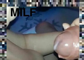 gros-nichons, énorme, masturbation, monstre, orgasme, giclée, amateur, ejaculation-sur-le-corps, milf, maison