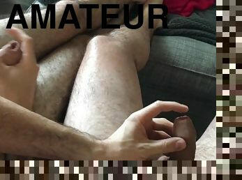 poilue, masturbation, orgasme, amateur, gay, branlette, française, point-de-vue, ejaculation, ours