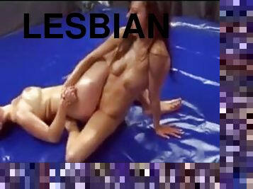 pillu-pussy, lesbo-lesbian, saksalainen, sormettaminen, suuteleminen, blondi, nussiminen, paini, runkkaus-spanking