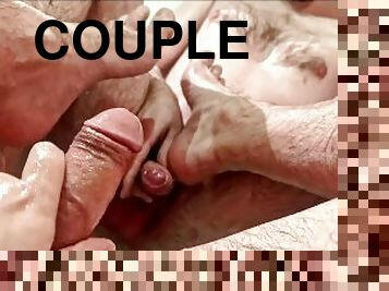 baignade, poilue, masturbation, pisser, ejaculation-sur-le-corps, énorme-bite, gay, couple, double, pieds