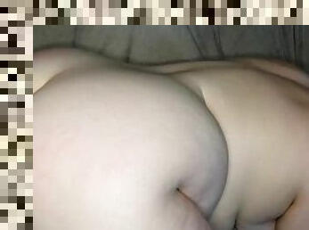 Chubby girl riding cock