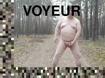 pisser, public, gay, cam, voyeur, joufflue, solo, forêt, ours, bite