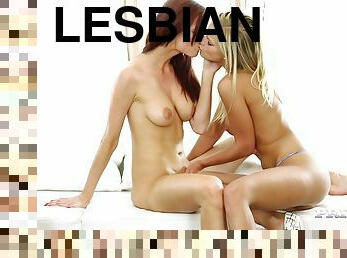 vagina-pussy, lesbian-lesbian, mainan, permainan-jari, berambut-pirang