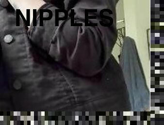 Trucker Jacket Striptease - Watch me get undressed on OF ????