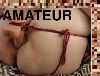 cul, papa, amateur, ados, jouet, gode, pappounet