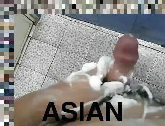 asia, mastubasi, amatir, homo, handjob-seks-dengan-tangan-wanita-pada-penis-laki-laki, seorang-diri, penis