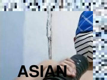 asyano, dyakol-masturbation, baguhan, malaking-titi, laruan, gawa-sa-bahay, dyakol, libog, solo, titi