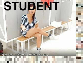 scolare, studentesse, amatoriali, giovanissime, college, 3d