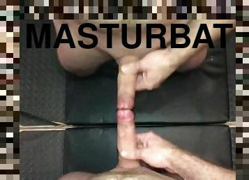 mastürbasyon-masturbation, üstüneyüzüne-boşalma, birdenbire, meni, azgın, tek-kişilik, spor-salonu, ayı