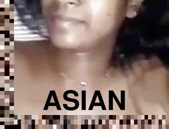 asiatisk, fisse-pussy, amatør, udløsning, kæmpestor-pik, creampie, liderlig, kær, realitet, pik