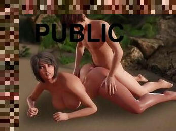 Treasure Of Nadia - Ep 4 - Sex On A Public Beach By MissKitty2K