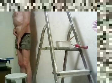 masturbação, amador, anal, tiro-ao-alvo, caseiro, punheta, excitante, webcam, sozinho, realidade