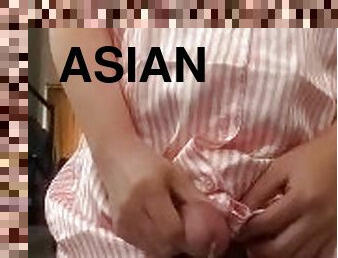 asiatique, masturbation, vieux, amateur, ejaculation-sur-le-corps, jeune-18, ejaculation, plus-agée, fétiche, solo