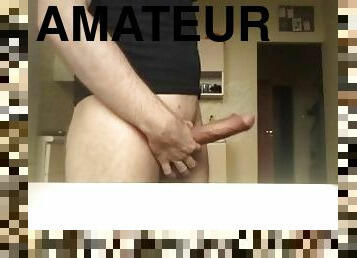 masturbation, amateur, ejaculation-sur-le-corps, énorme-bite, gay, branlette, culotte, ejaculation, européenne, euro