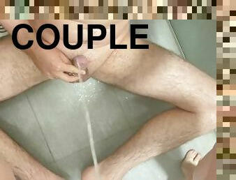 bañando, meando, coño-pussy, amateur, madurita-caliente, pareja, pies, primera-persona, ducha, húmedo