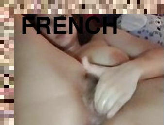 gros-nichons, masturbation, orgasme, giclée, amateur, babes, ébène, française, solo, tatouage