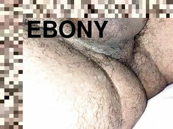Ebony Wife Plays With Cock and Rides