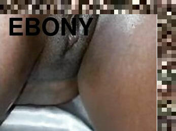 Ebony gaping