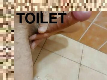 mastubasi, amatir, cumshot-keluarnya-sperma, handjob-seks-dengan-tangan-wanita-pada-penis-laki-laki, toilet, seorang-diri, ceko