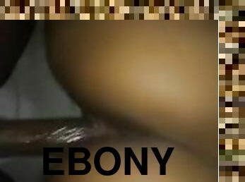 Ebony taking bbc while bestfriend listen to music