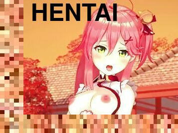 japonesa, anime, hentai, 3d