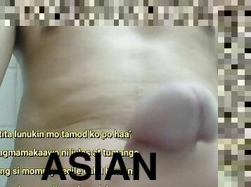 asiatique, masturbation, amateur, branlette, solo